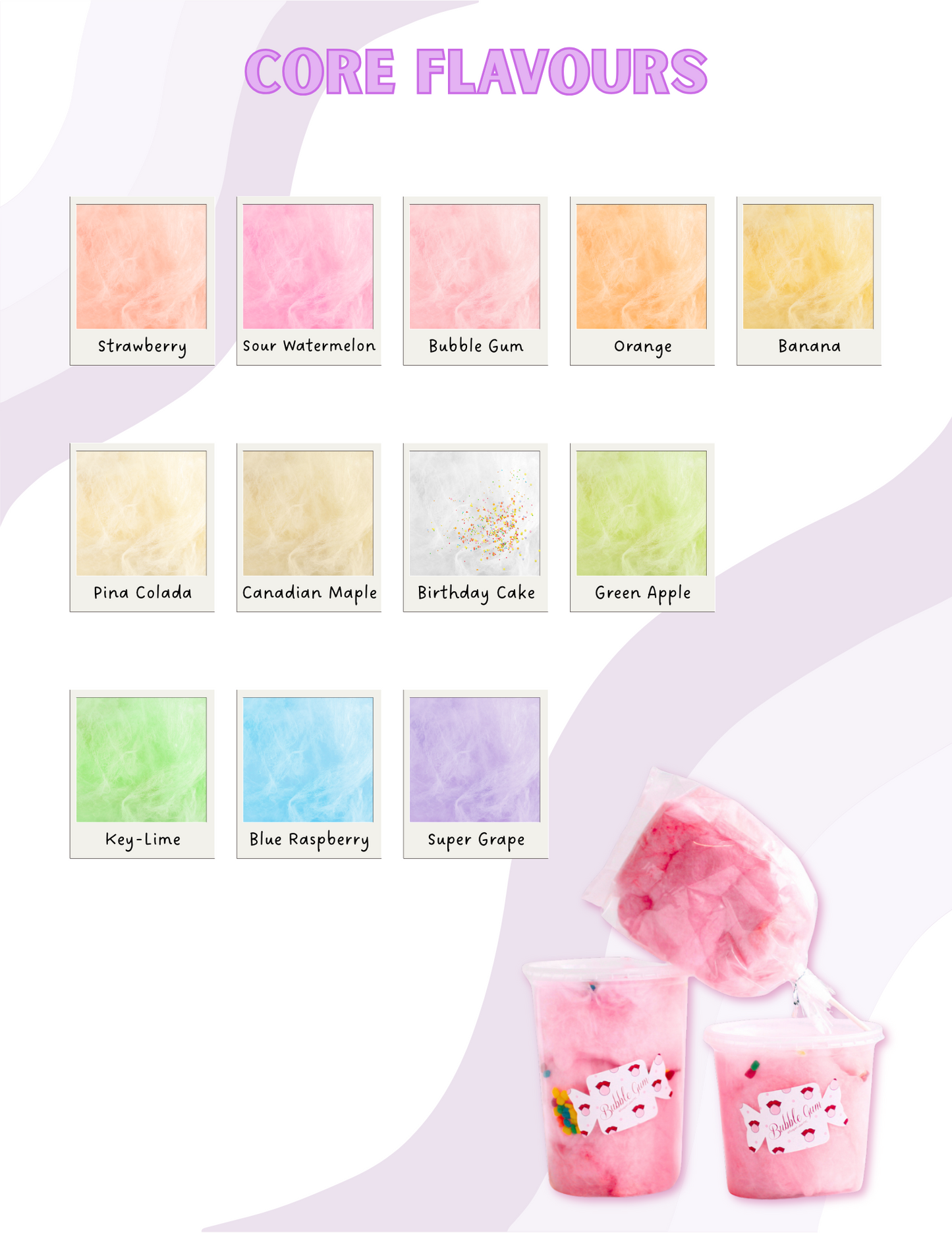 Custom Cotton Candy Tubs (Minimum Ten)