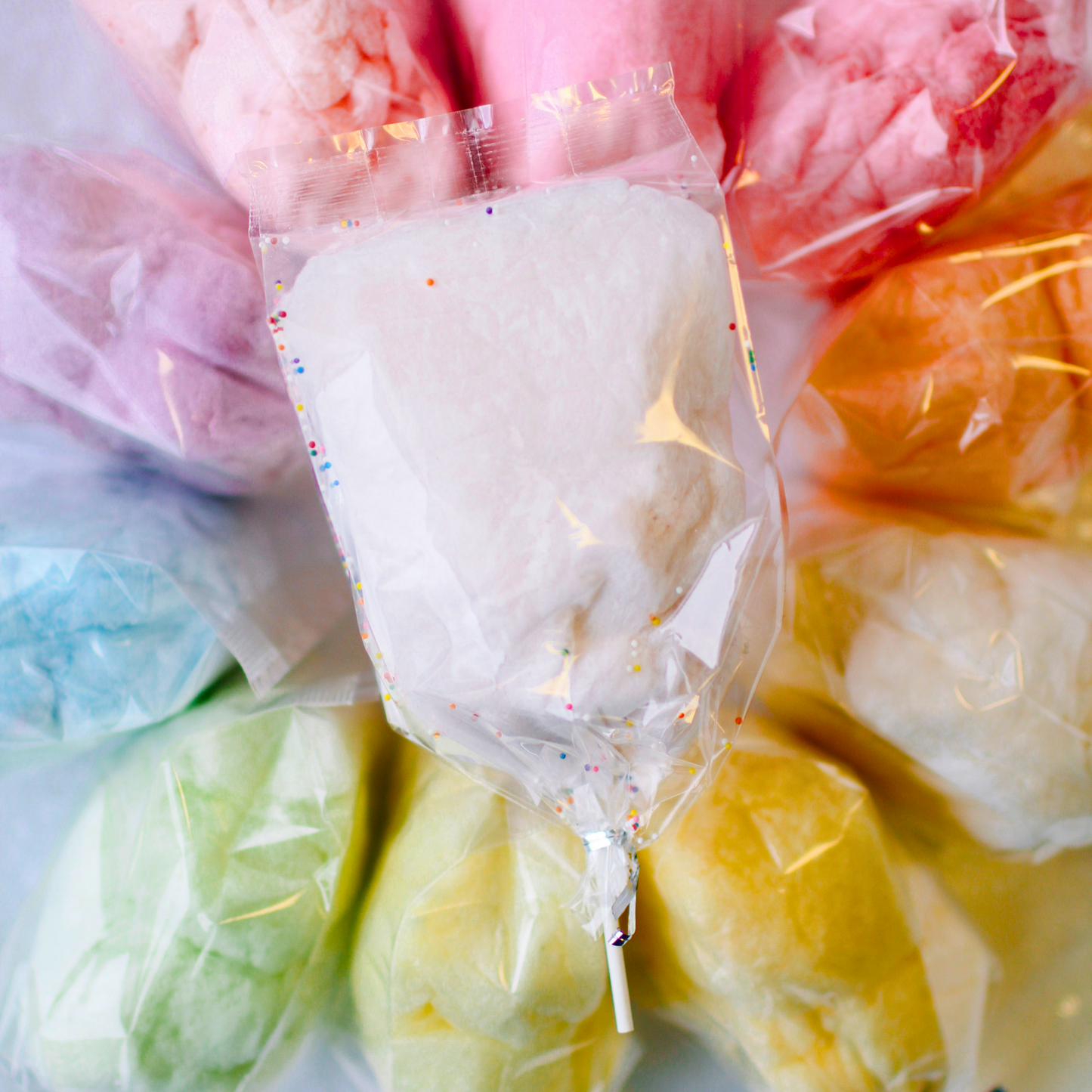 Birthday Cake Cotton Candy Mini Bags