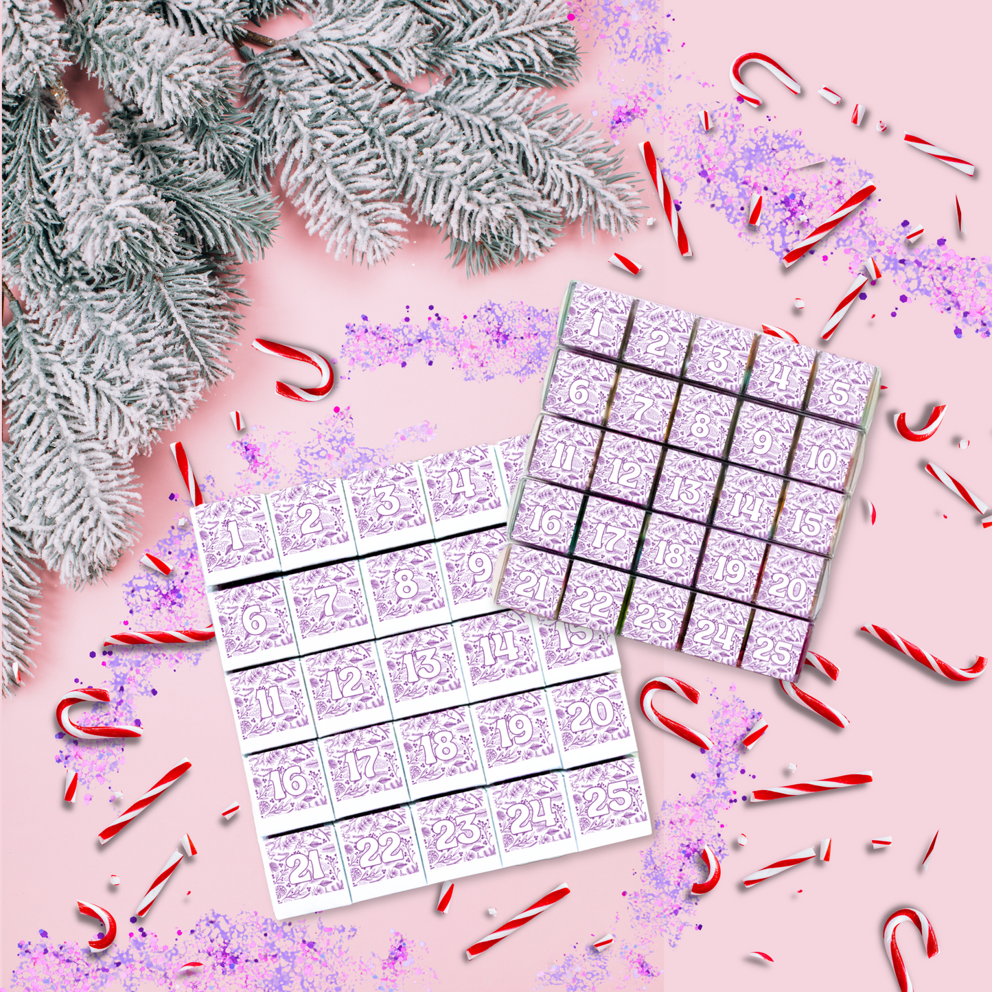 2023 advent calendar design sticker