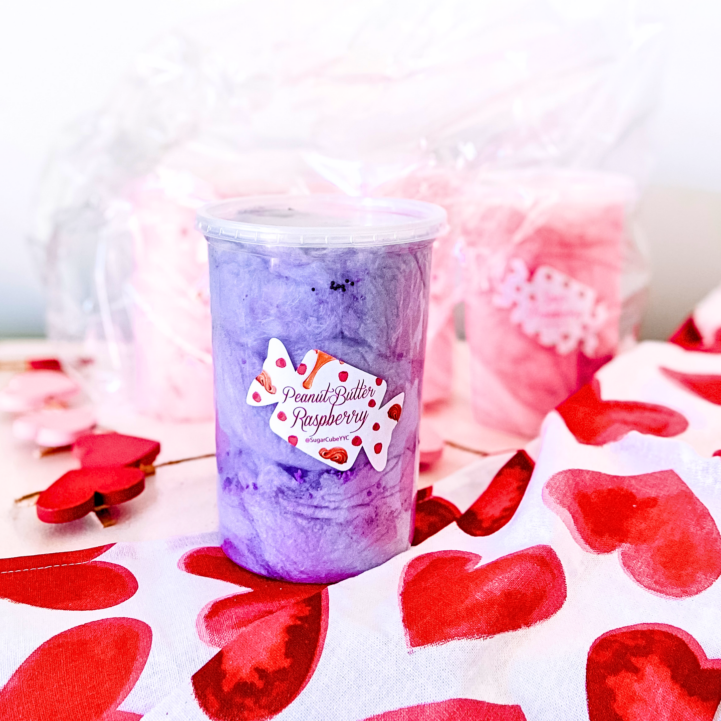 Valentine's Day Cotton Candy Tub